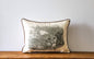 Duck Hunting Scene Piped Pillow