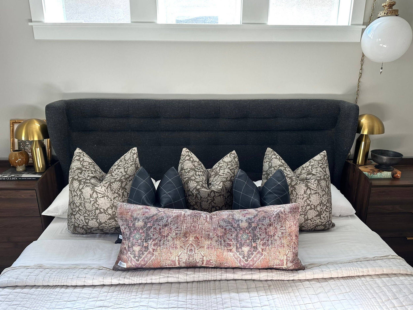 Rowe Pillow Cover: 22x22 Cover Only