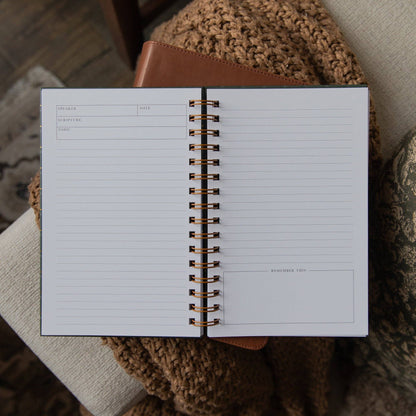 Sermon Notes Journal | Green Plaid