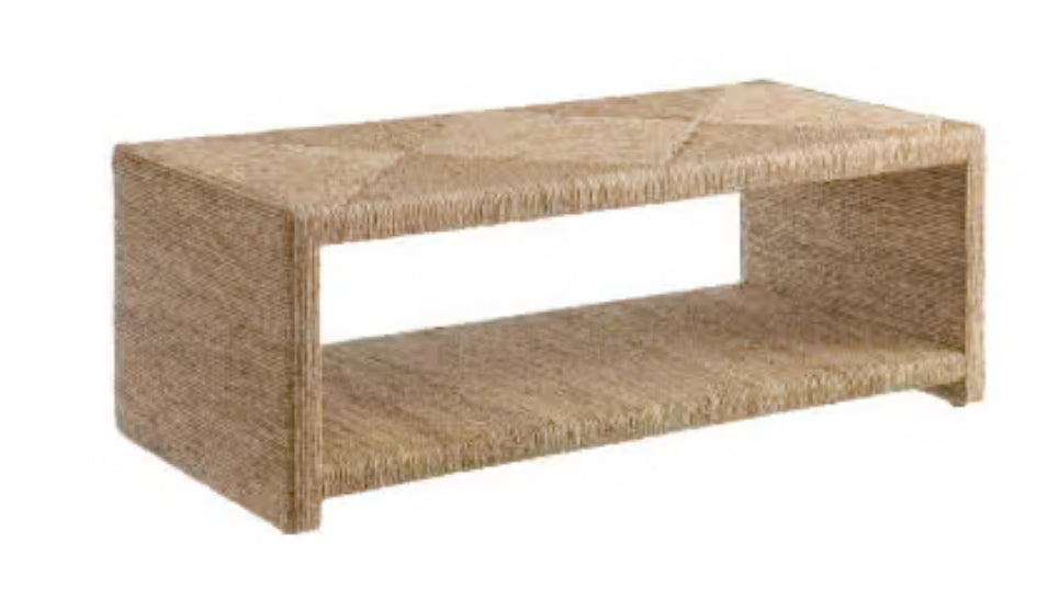 Seagrass Rectangular Cocktail Table