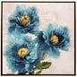 Blue Bloom I, Framed Canvase
