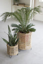 Woven Iron Basket-Large