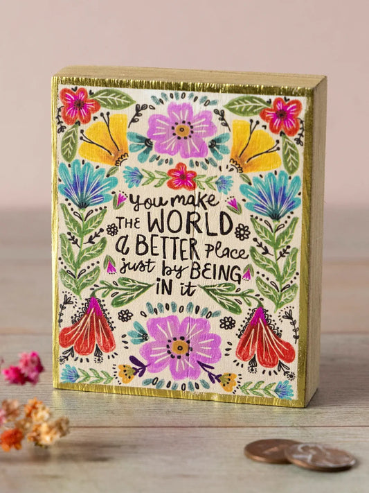 Tiny Block Keepsake: World Better
