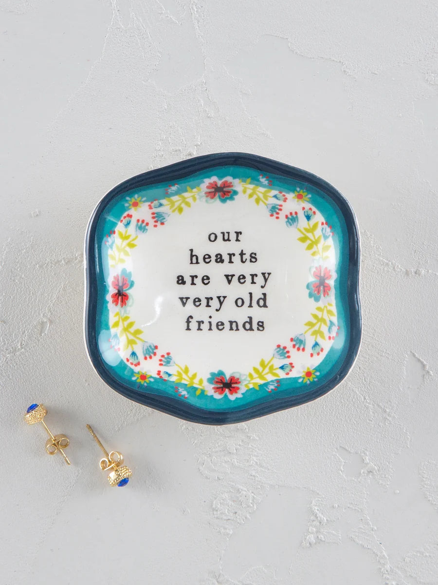 Artisan Trinket Dish: Old Friends