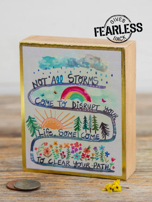 Tiny Block Keepsake: Not All Storms