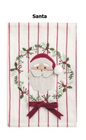 Santa Appliqué Towel