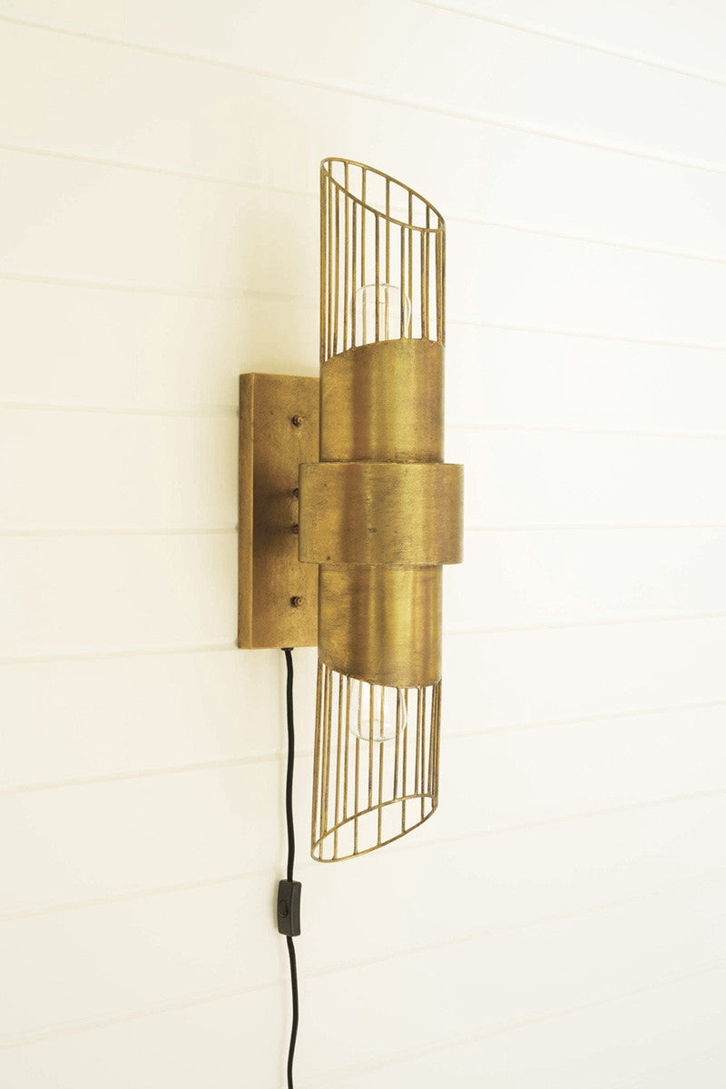 Brass Sconce Light