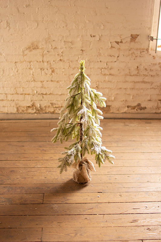 Artifical Frosted Christmas Tree-Small