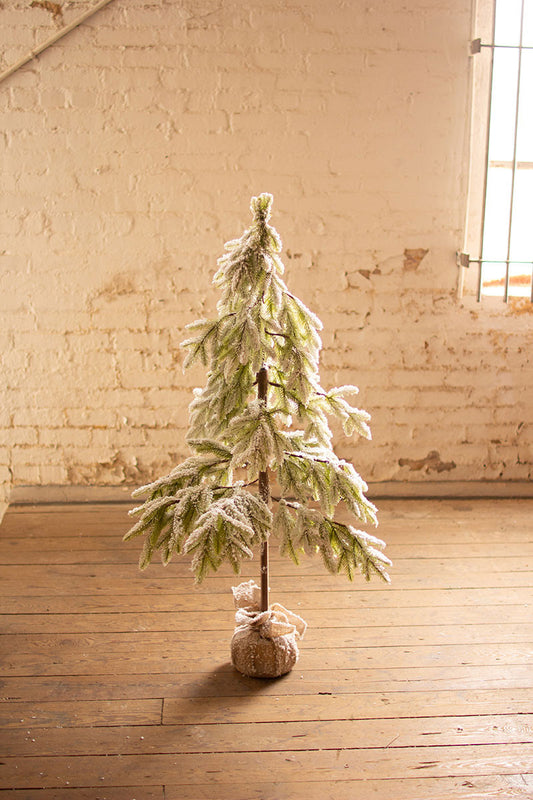 Artifical Frosted Christmas Tree-Medium