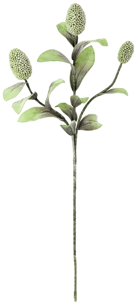 Green Beaded Stems