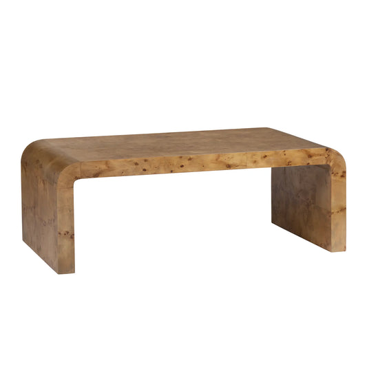 Burl Wood Cocktail Table