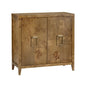 Burl Wood 2 Door Console