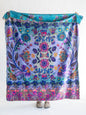 Border Folk Garden Reversible Throw