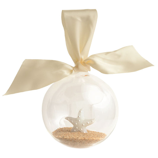 Starfish Glass Icon Ornament