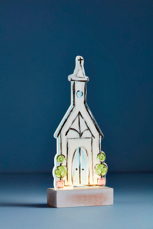 Acrylic Light Up Church