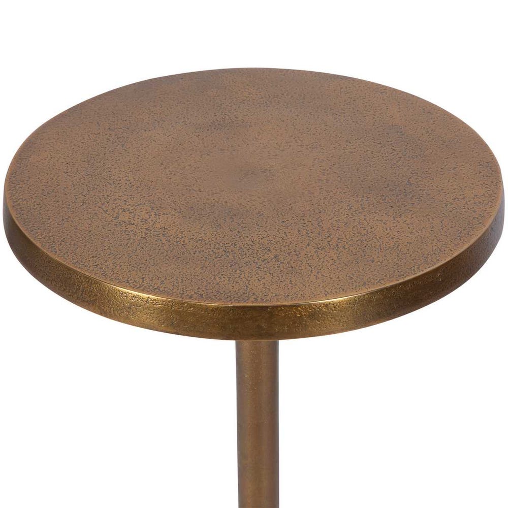 Sanaga Indoor-Outdoor Accent Table, Gold
