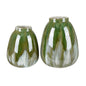 Green Cluett Vases, set 2