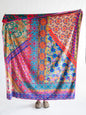 “Bright Patchwork” Reversible Throw
