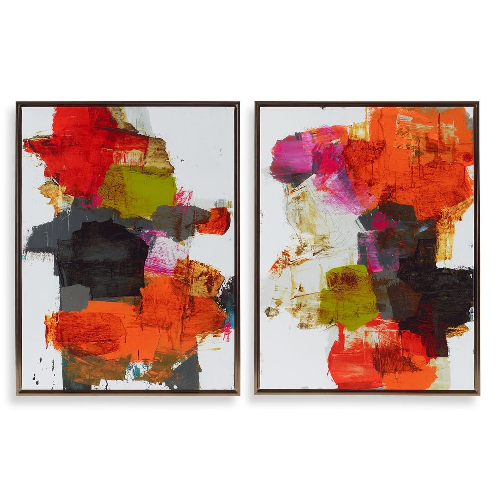 “Tried and True” Framed Canvases S/2