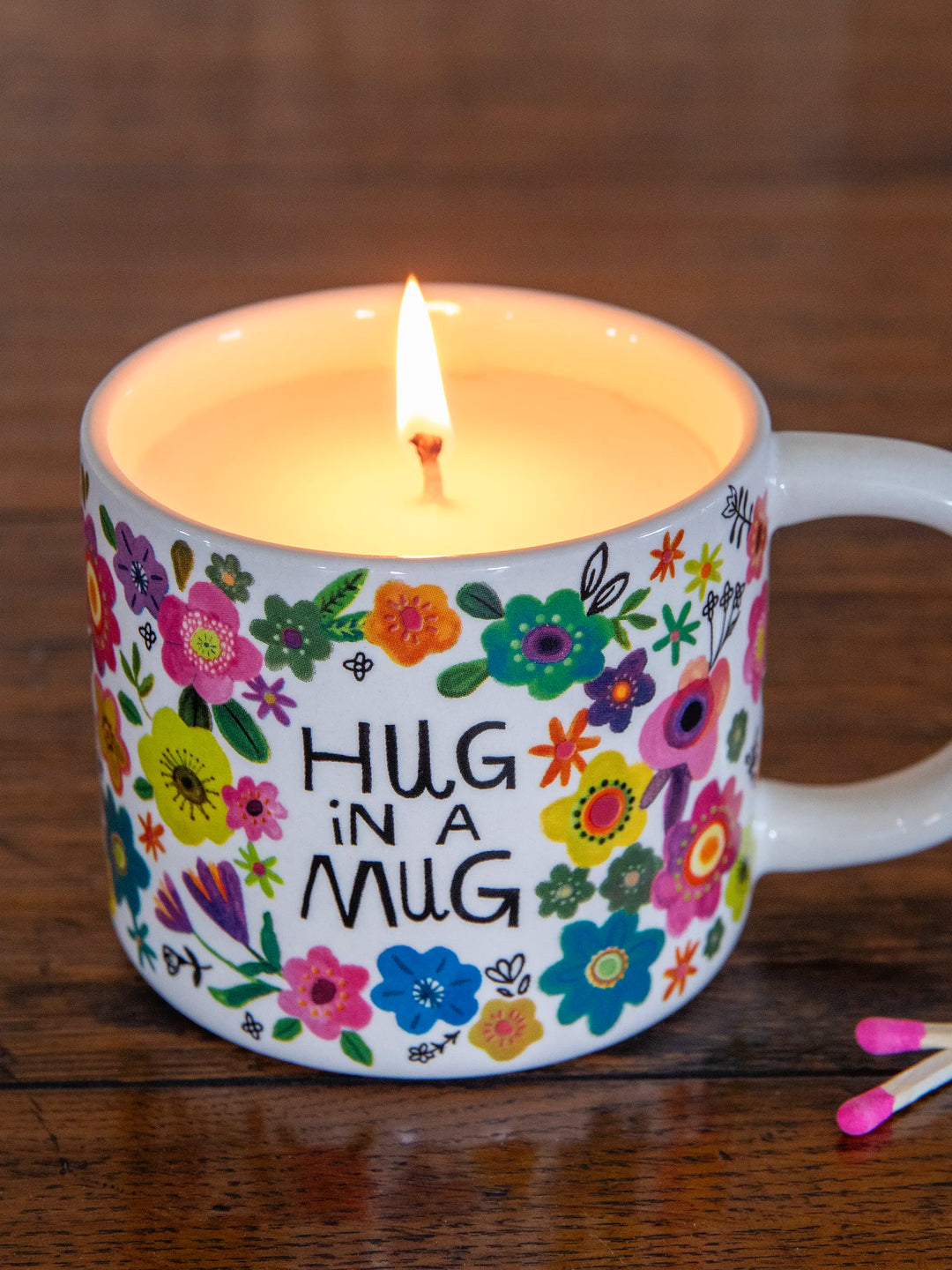 Secret Message Hug in a Mug Candle