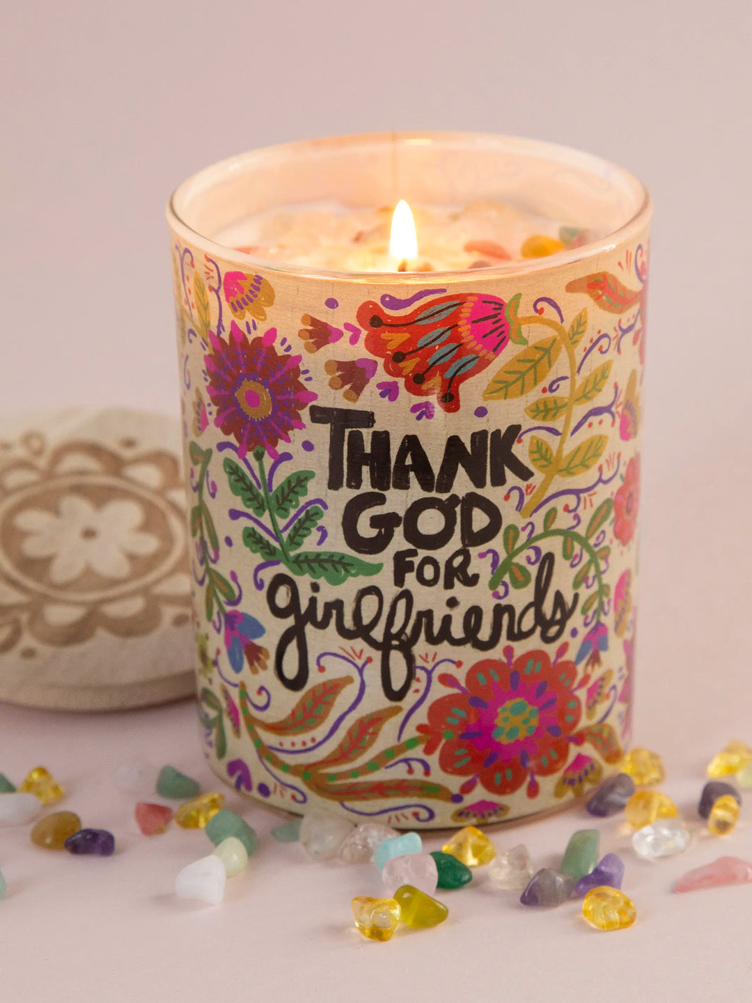 “Girlfriends” Gemstone Candle