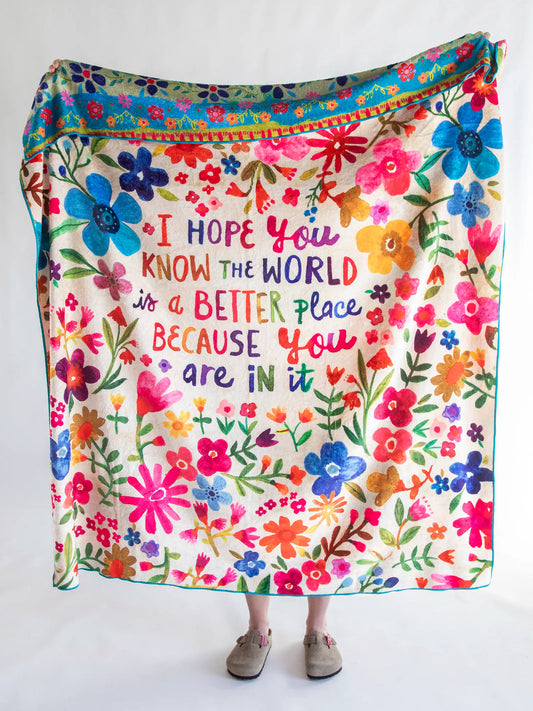 “World Better” Reversible Throw