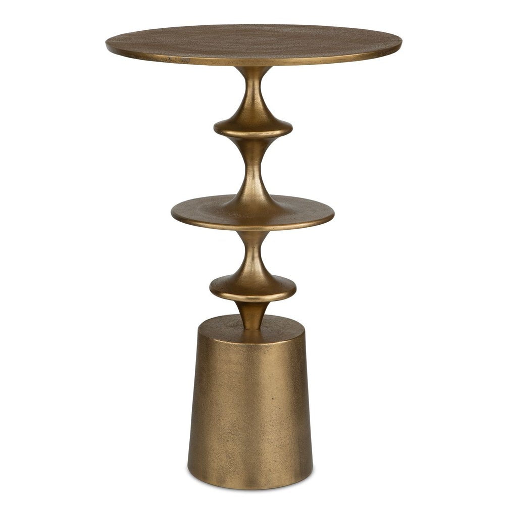 Flight Accent Table Brass 24412
