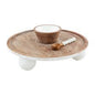 Bead Footed Chip & Dip Set