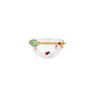 Lady Bug Glass Inlay Tidbit