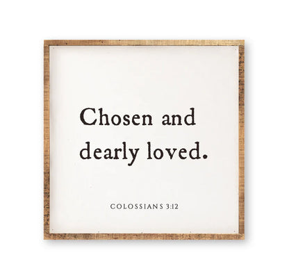 15x15 Scripture Quote Wall Art