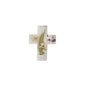 Dried Flower Resin Cross w/ Fern