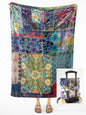 Double Sided Travel Pillow Blanket