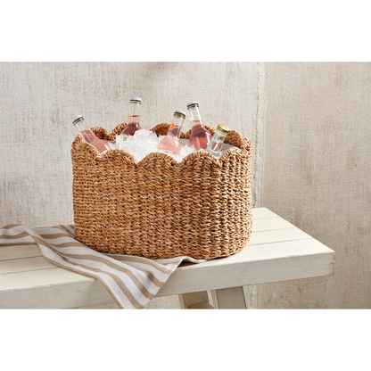 Woven Scallop Party Tub