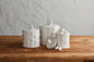 Woven Stoneware Canister Set