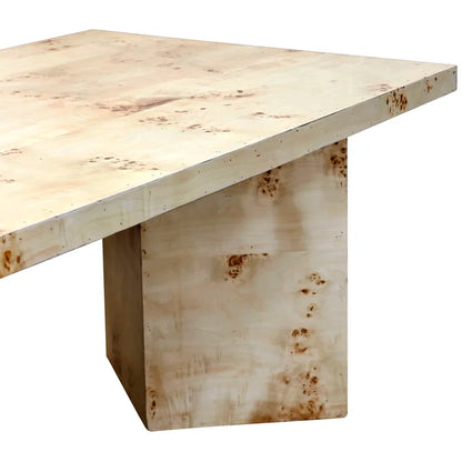 Burl Wood Dining Table