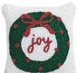 Wreath Beaded Mini Pillow