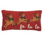 Reindeer Beaded Mini Pillow
