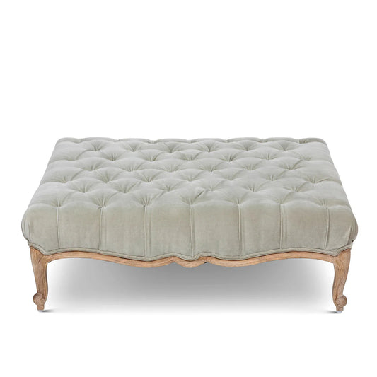 Anais Velvet Upholstered Ottoman