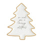 Wish You A Merry Christmas Beaded Tray
