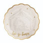 Gold Edge Nativity Platter