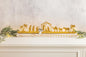 Gold Nativity Countdown Calendar