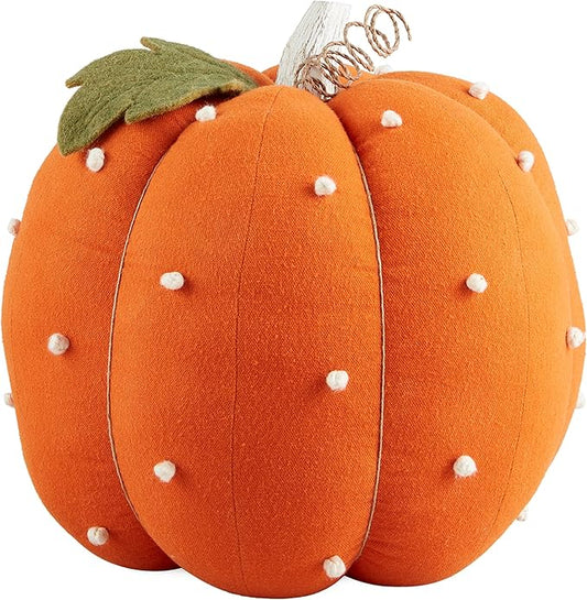 Orange Dotted Stuffed Pumpkin
