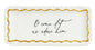 Oh Come Gold Edge Sentiment Tray