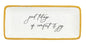 Good Tidings Gold Edge Sentiment Tray