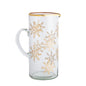 Etched Snowflake Pitcher