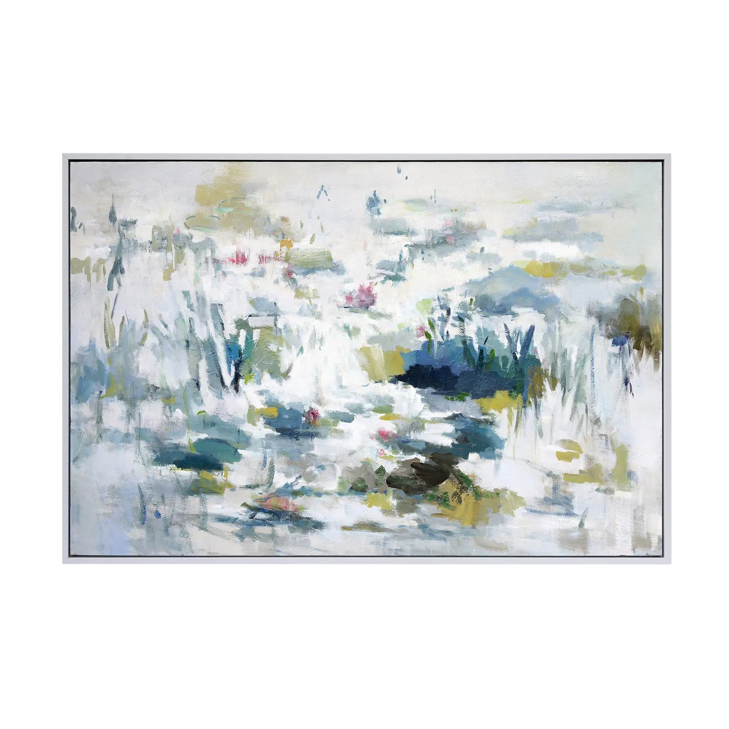 Lush Serenity Framed Canvas