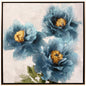 Blue Bloom II, Framed Canvas