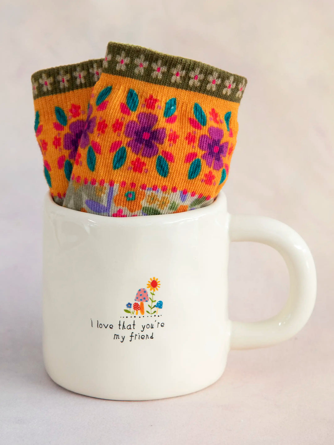 Mug & Socks Set- I Love Friend