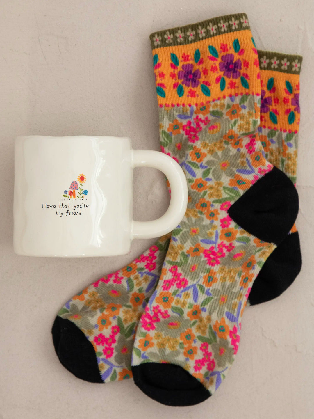 Mug & Socks Set- I Love Friend