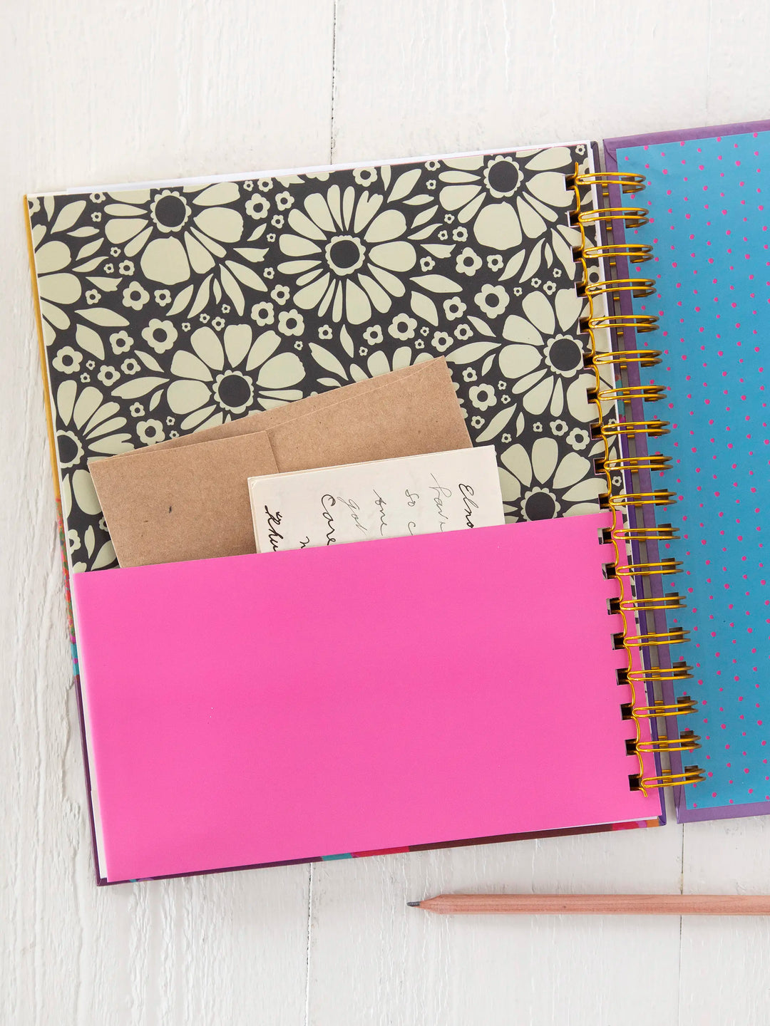 17 Month Planner- Lilac Folk Flower